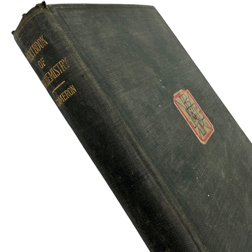 Macmillan A Textbook of Biochemistry A. T.‎ Cameron 1928 Hardcover Vintage Book